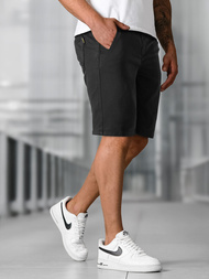 Pánské Chino Kraťasy Černé OZONEE NB/MP0266NZ