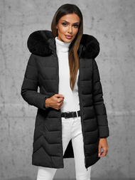 Dámská Bunda Černá OZONEE JS/16M9121/392