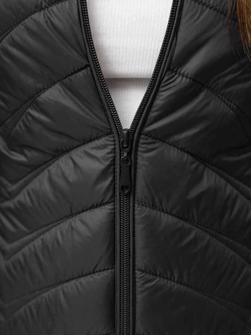 Dámská Bunda Černá OZONEE JS/16M9238/392