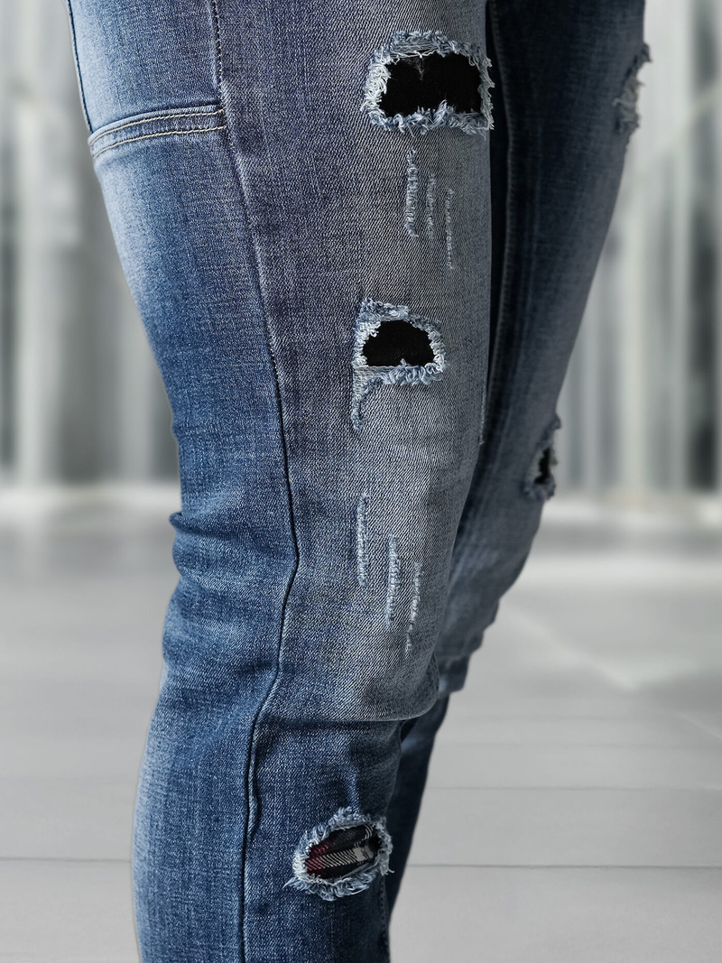 Pánské Džíny Modré OZONEE NB/MP0050BZ