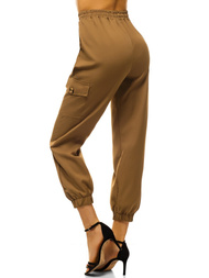 Dámské jogger kalhoty Camelové OZONEE O/HM006