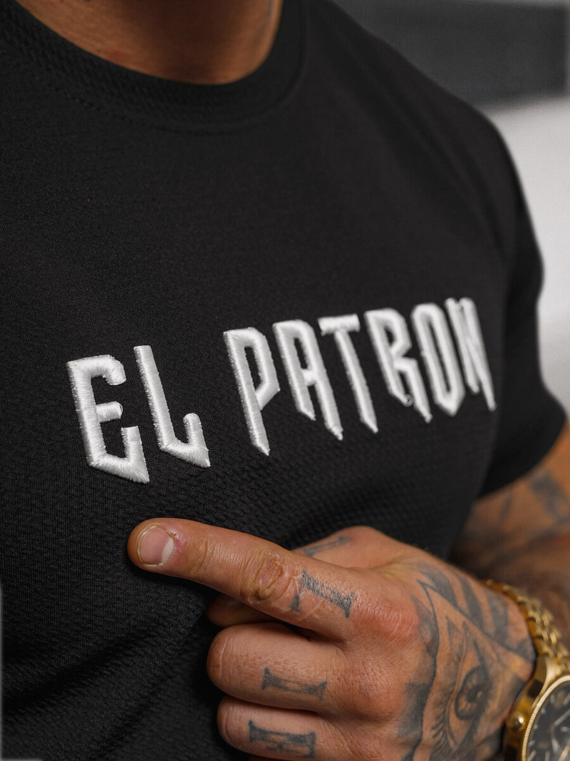 Pánské Tričko Černé OZONEE O/T7283