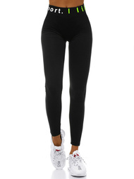 Dámské legíny Černo-Zelené OZONEE O/82353