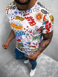 Pánské Tričko Barevné OZONEE O/BL69Z