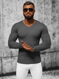 Pánský Svetr Grafitový OZONEE NB/MMB601/3Z