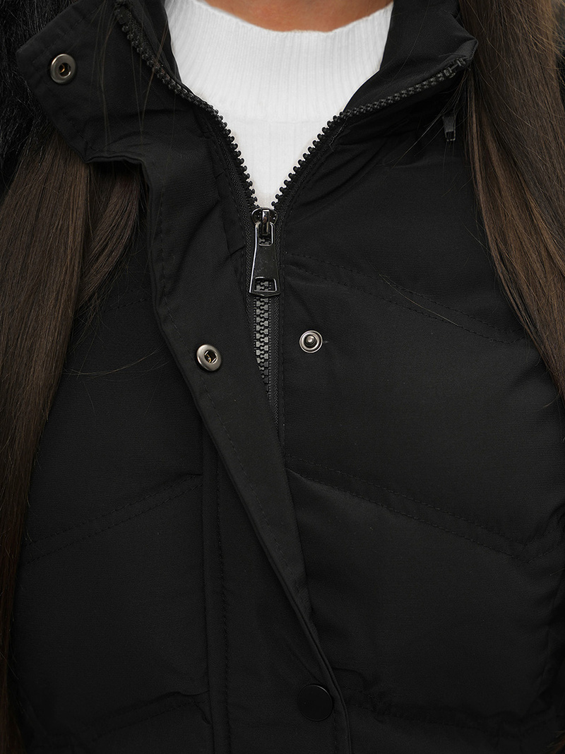 Dámská Zimní Bunda Černá OZONEE JS/M9057/392