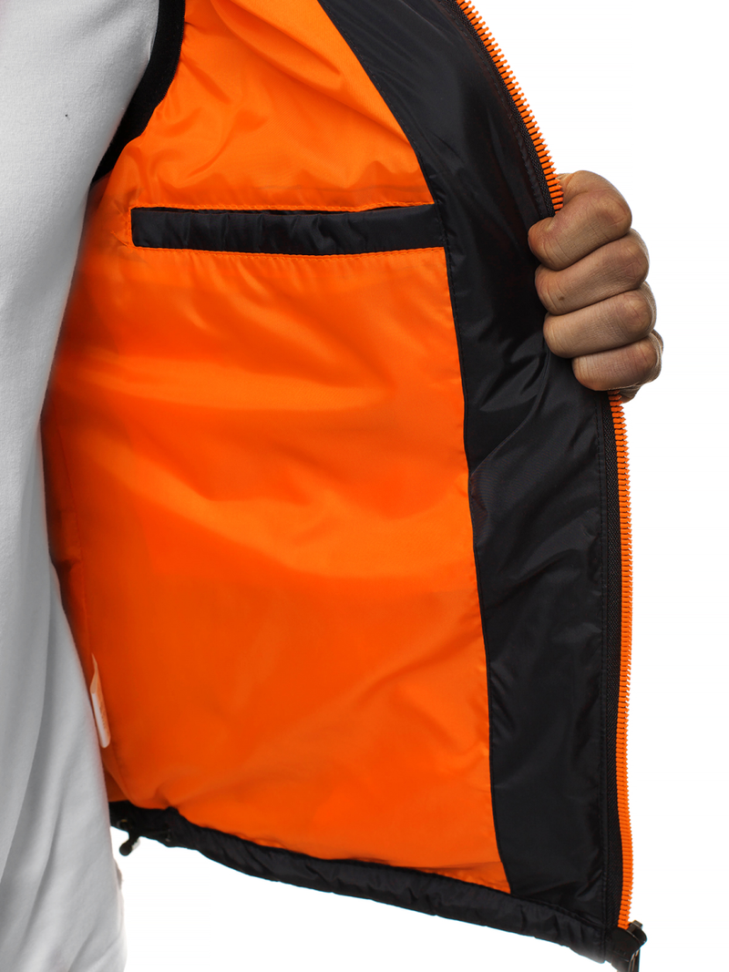 Pánská Vesta Černá OZONEE N/6102