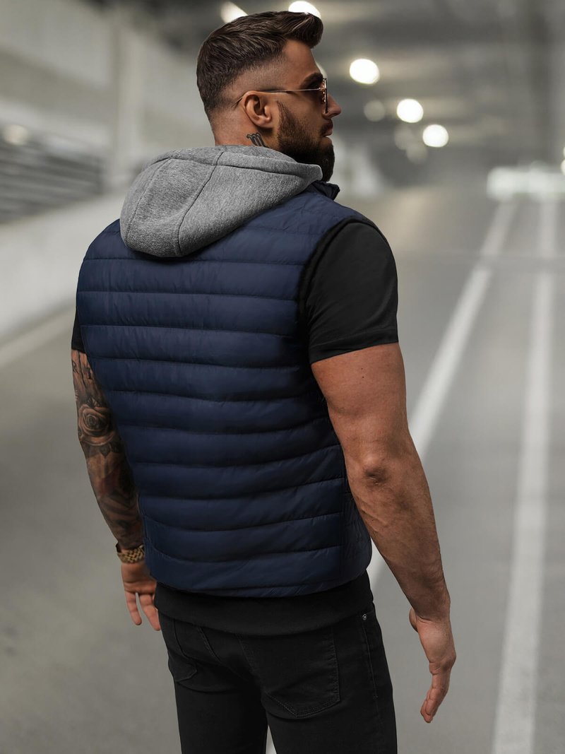 Pánská Vesta Námořnická Modřá OZONEE JS/8M983/215