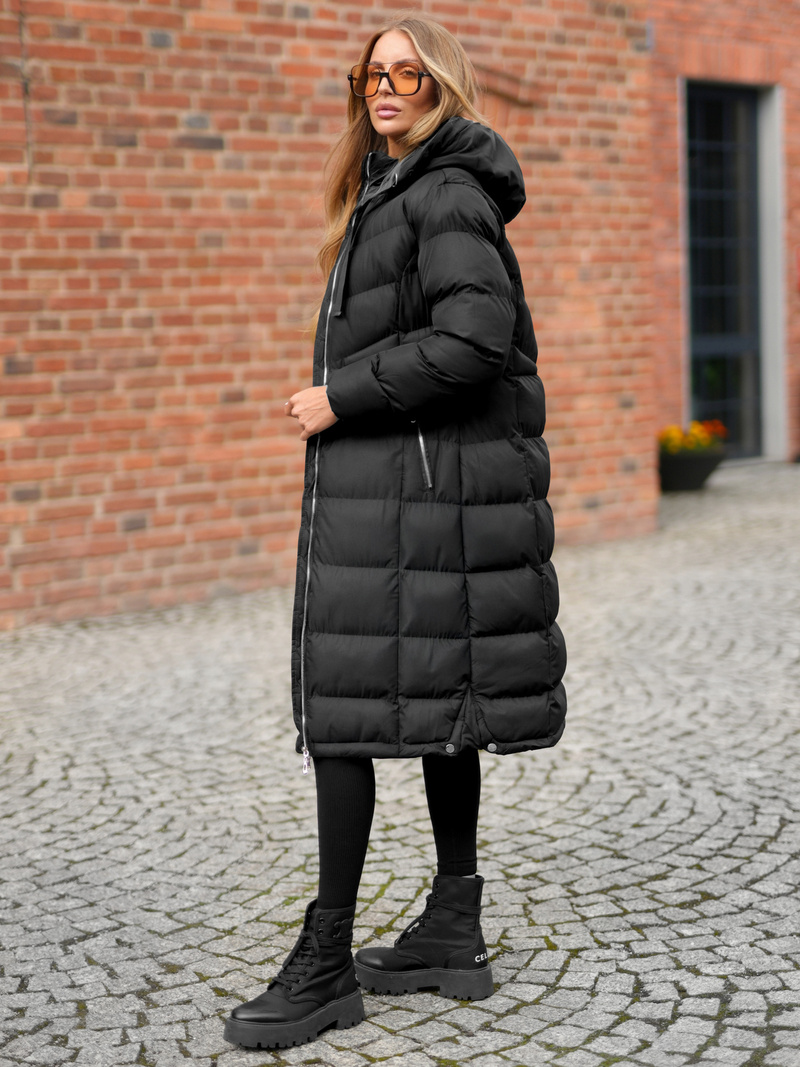 Dámská Bunda Černá OZONEE JS/M736/392Z