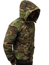Pánská Bunda camo Maskáčové-Zelená OZONEE JS/2019005