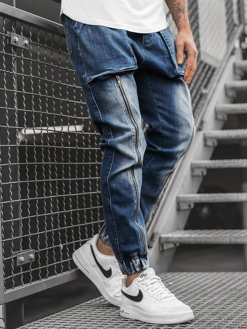 Pánské Džíny Modré OZONEE O/B5605