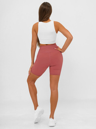 Krátké dámské legíny burgundské OZONEE JS/XY24026S