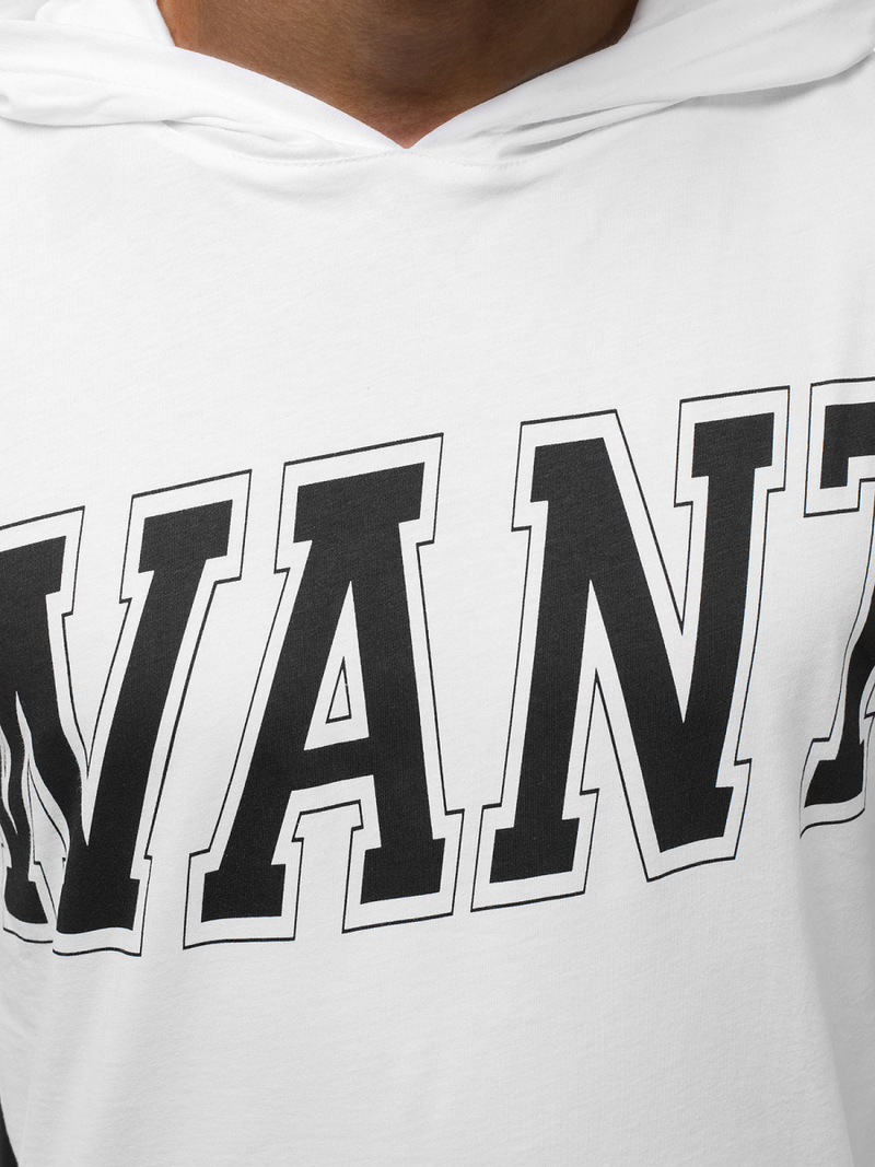 Pánské Tílko Bílé OZONEE B/60042Z