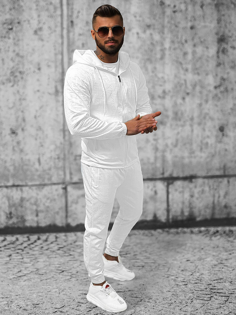 Pánská Tepláková Souprava Bílý OZONEE O/3A162