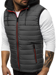 Pánská Vesta Grafitová OZONEE N/6102