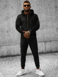 Pánská Tepláková Souprava Černá OZONEE O/12137