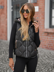 Dámská Vesta Černá OZONEE O/5M3235/392