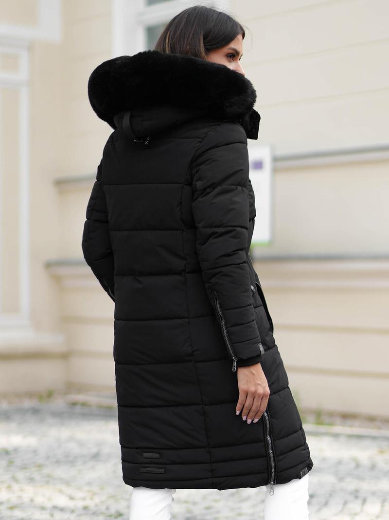 Dámská Bunda Černá OZONEE O/W377Z