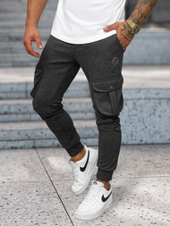 Pánské Tepláky Grafitové OZONEE C/316Z