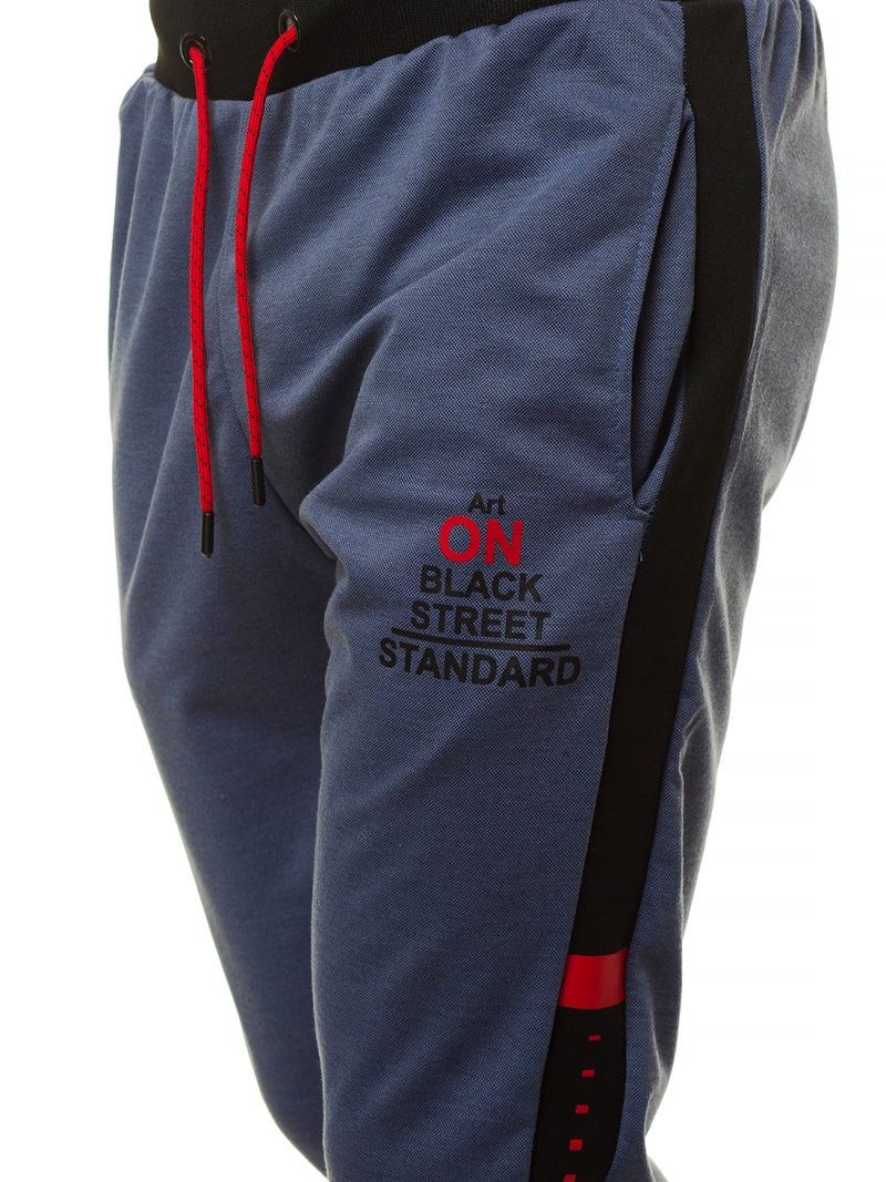 Pánské Tepláky Námořnické Modré OZONEE JS/AM100