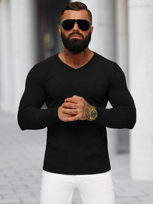 Pánský Svetr Černý OZONEE NB/MMB601/4Z