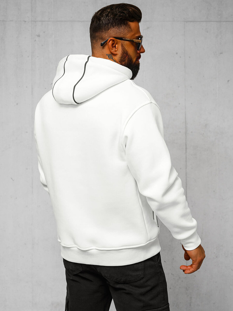 Mikina Bílá OZONEE O/SWE23013Z