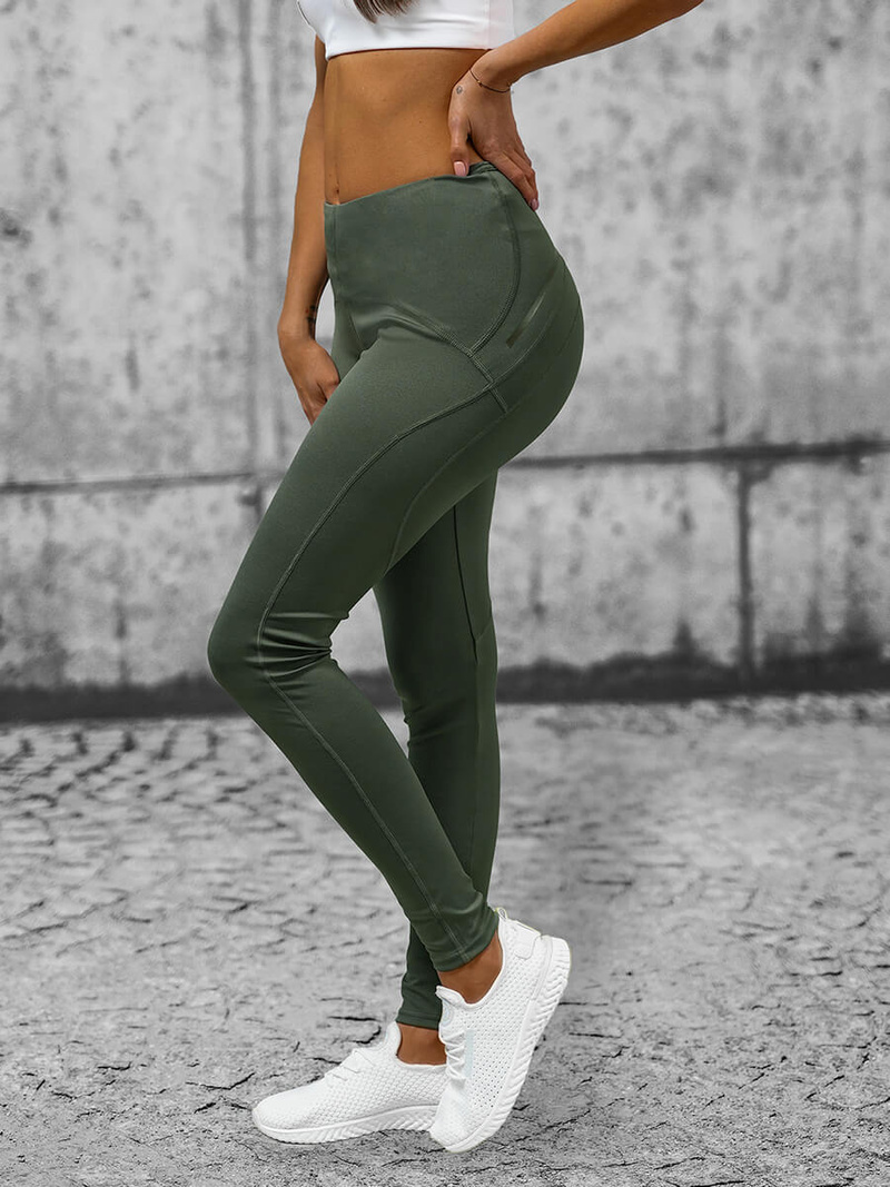 Dámské Legíny Khaki OZONEE O/YY9276