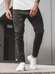Pánské Kalhoty Jogger Černé OZONEE A/1003