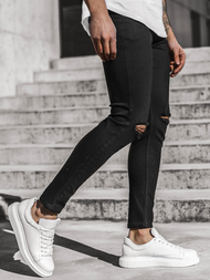 Pánské Džíny Černé/2 OZONEE DP/585