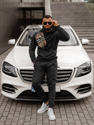 Pánská Tepláková Souprava Černá OZONEE JS/68C10381/3Z