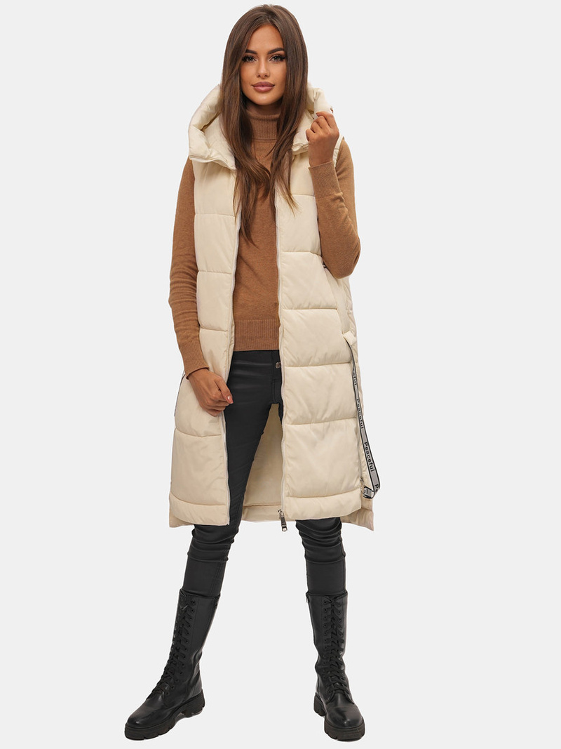 Dámská vesta Ecru OZONEE O/DK113/10