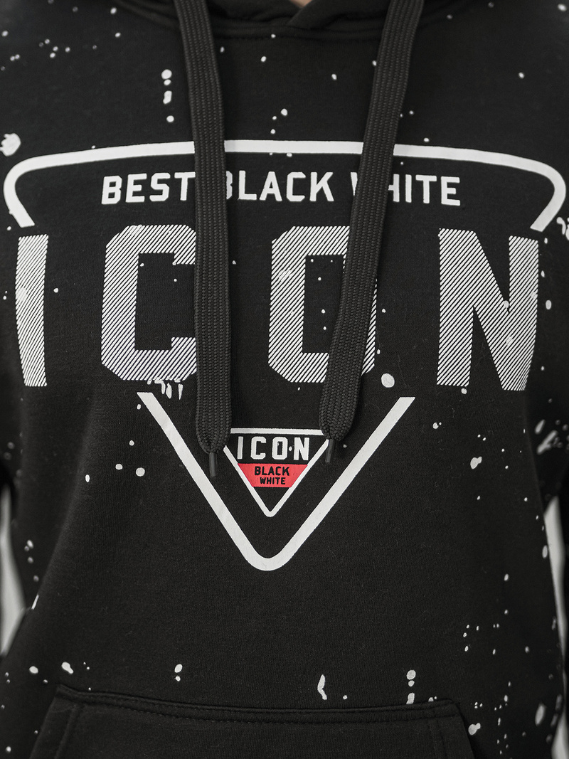 Pánská Mikina Černá OZONEE JS/8B1737/3