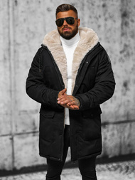 Pánská Zimní Bunda Černá OZONEE JS/5M120/392