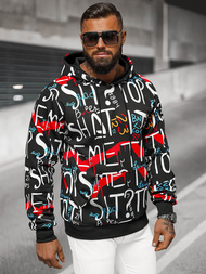 Pánská Mikina Černá OZONEE JS/8B1233/3