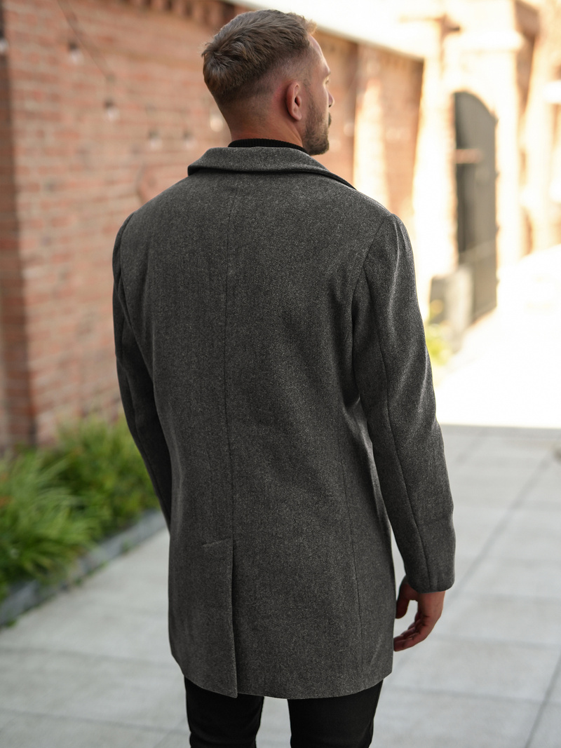 Pánský Kabát Grafitový OZONEE JS/11Z8269