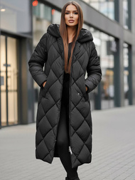 Dámská Bunda Černá OZONEE JS/5M3173/392Z