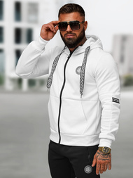 Pánská Tepláková Souprava Bílo-Černé OZONEE O/LN11887