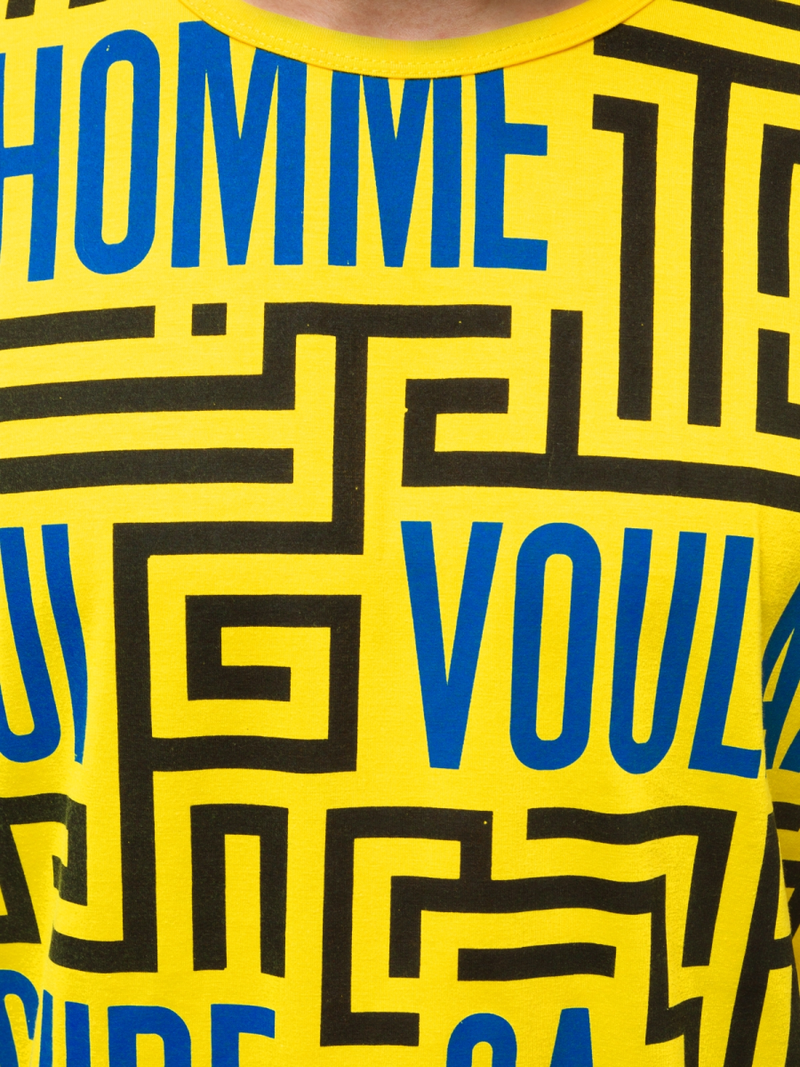 Pánské Tričko Žluté OZONEE JS/KS2020Z