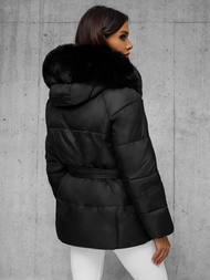 Dámská Bunda Černá OZONEE JS/16M9206/392Z