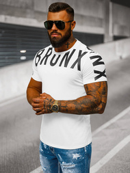 Pánské Tričko Bílé OZONEE O/8T1265/1