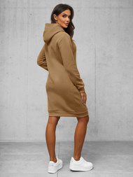 Dámská Mikina Tmavě Béžová OZONEE JS/YS10005/91Z