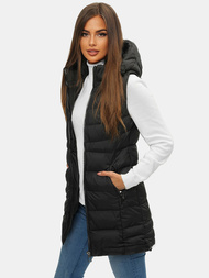 Dámská vesta černá OZONEE N/7044