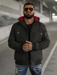 Pánská Bunda Černá OZONEE JS/31M5003Z