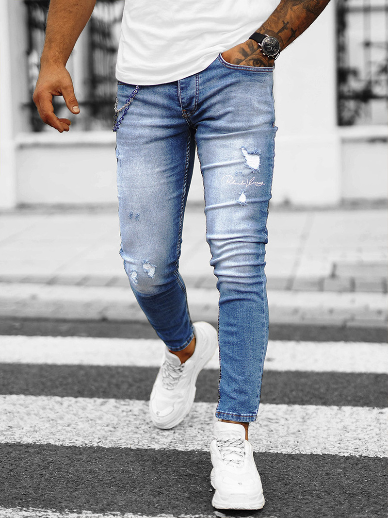 Pánské Džíny Modré OZONEE O/JR51