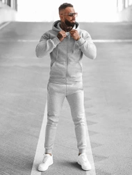 Pánská Tepláková Souprava Šedá OZONEE JS/68C10386/2Z