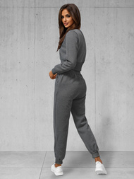 Dámská dvoudílná tepláková souprava grafitová OZONEE JS/8C78/5Z