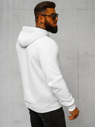 Pánská Mikina Bílá OZONEE JS/2008Z