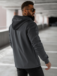 Pánská softshellová bunda grafitová OZONEE JS/27B6529/5Z