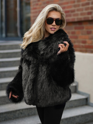 Dámská Bunda Černá OZONEE JS/61M8515/392