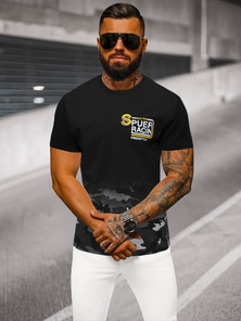 Pánské Tričko Šedé OZONEE JS/S985/2Z